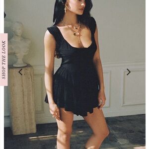 Vanessa Mooney classic black romper